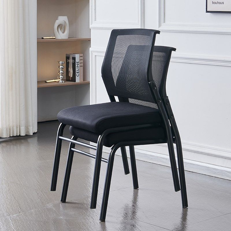 简约会议椅黑色网布四脚会客椅员工培训椅可叠放职员办公椅电脑椅,商业/办公家具,会议椅/会客椅,淘宝优惠券,粉丝福利购,淘宝优惠卷