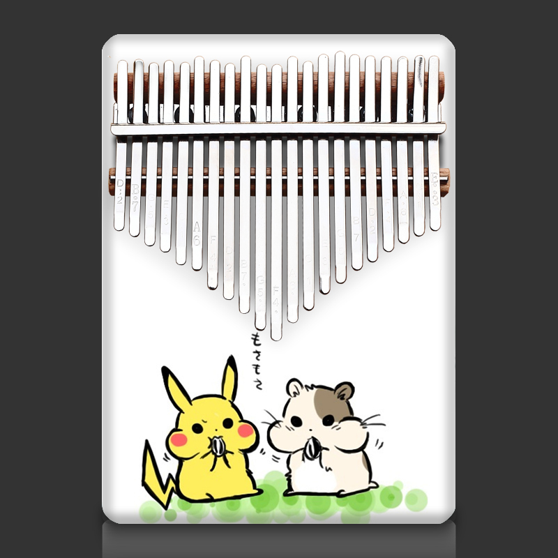 21音拇指琴kalimba卡x林巴彩色私人订制礼物手指钢琴网红乐器