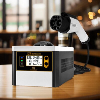 比亚迪电车专用对外放电枪直流快充口取电器工业型大功率逆变器