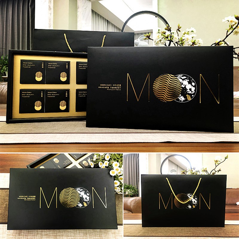 现货46a8个装中秋月饼包装盒礼品盒酒店冰皮月饼国潮包装 礼盒定