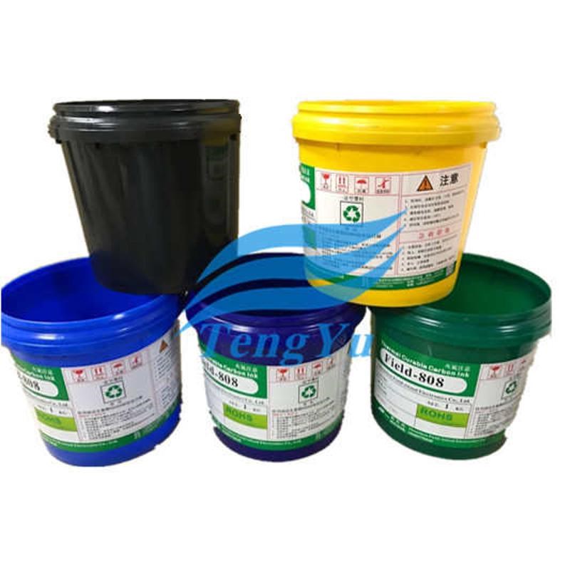 uv油墨厂家胶片导电p碳浆 丝印低阻快干软性线导电油路墨石墨烯