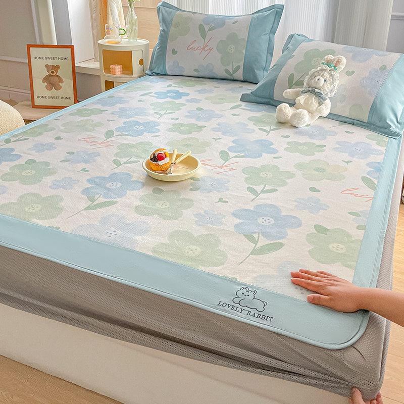 A类冰藤席冰丝凉席三件套夏季可水洗空调软席夏天草席子婴儿可用3,床上用品,藤席,淘宝优惠券,粉丝福利购,淘宝优惠卷