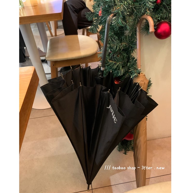 初恋白月光的存h在~3fter自制16股超结实细直柄抗风挡雨长柄雨伞