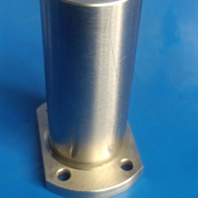 不锈钢双切边椭圆法兰直线轴承LME24/25-12 16 20 25 30 40钢保