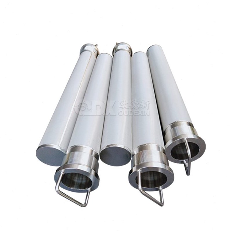 甄选不锈钢SUS304 316L五层烧结网过滤芯O法兰过滤筒滤芯丝网烧结