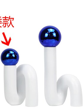 创意轻奢现代金属球蚂蚁几何造型工艺品样板房家居客Y厅装饰摆件