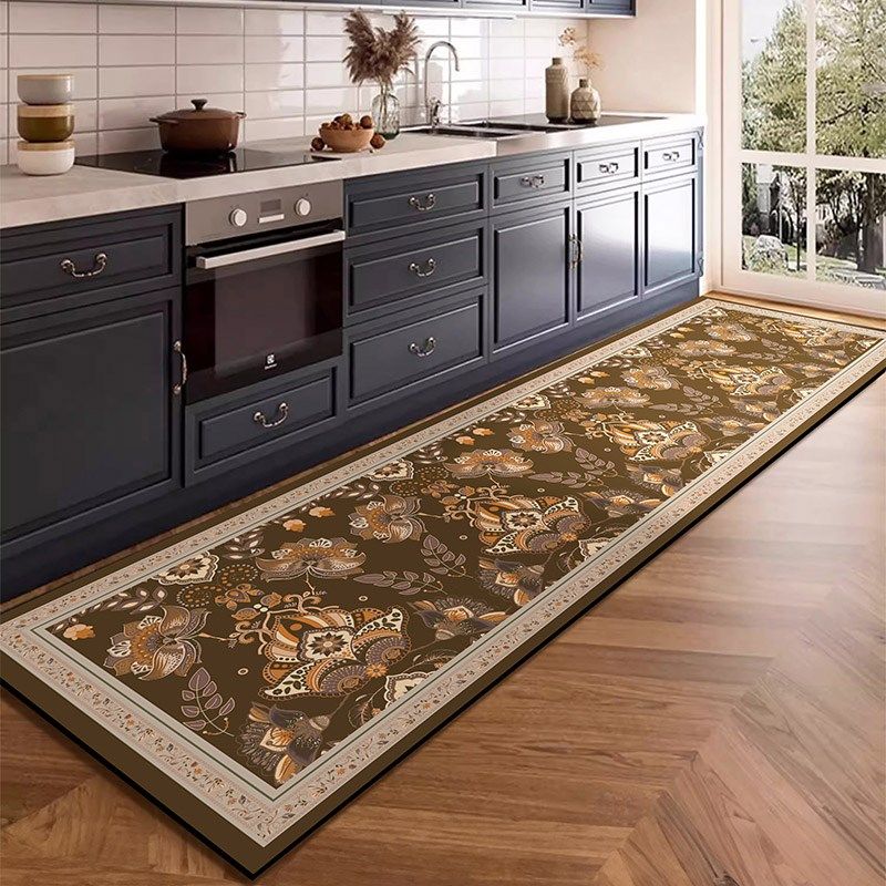 美式轻奢厨房地垫防滑防油可擦免洗地毯防水脚垫吸水硅藻泥新款,居家布艺,厨房地垫,淘宝优惠券,粉丝福利购,淘宝优惠卷