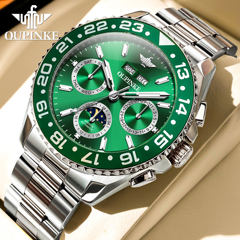 瑞士欧品客男士全自动机械手表