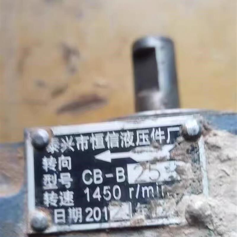 泰兴市恒信液压 CB-BK25液压齿轮油泵