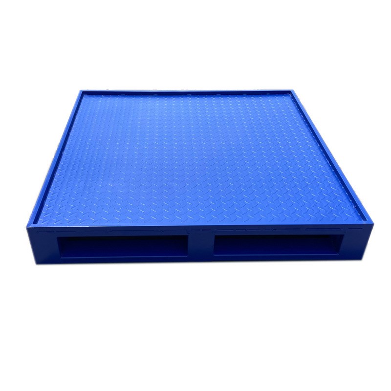 叉车金属托盘钢制镀锌物流托盘铁栈板货架L铁托盘面板金属卡板垫