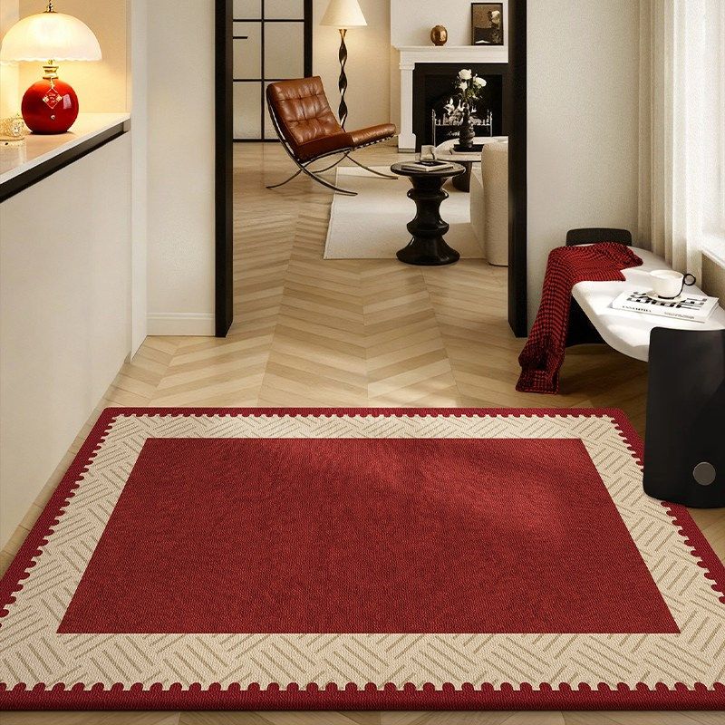 2025新款红色喜庆入户门地垫除尘脚垫玄关门垫防滑防免打理地毯子,居家布艺,入户地垫,淘宝优惠券,粉丝福利购,淘宝优惠卷