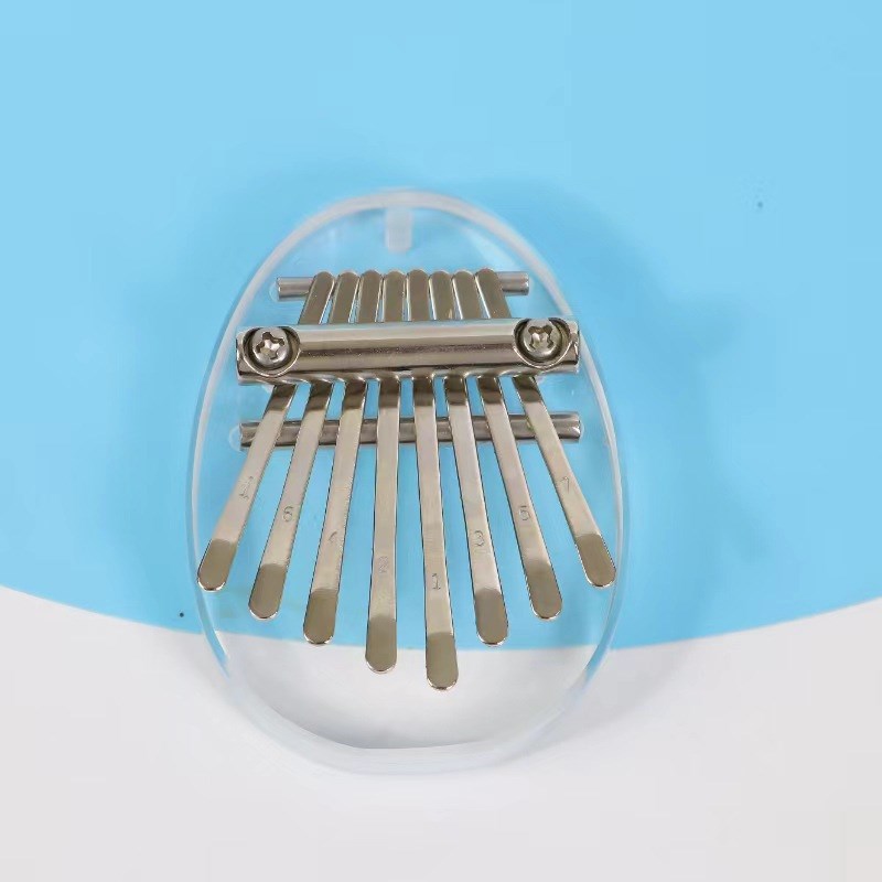 迷你卡林巴八音拇指琴便携式乐器初学8音手指琴掌W心钢琴挂饰礼品