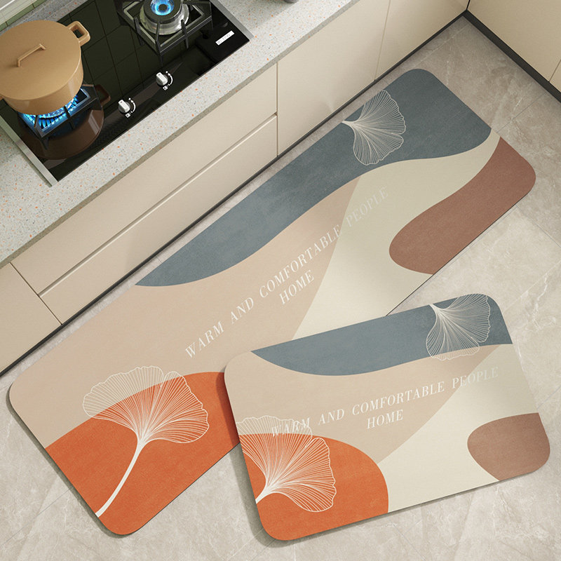 硅藻泥厨房地垫防滑防油吸水垫门口脚垫防水防脏垫子免洗可擦地毯,居家布艺,厨房地垫,淘宝优惠券,粉丝福利购,淘宝优惠卷