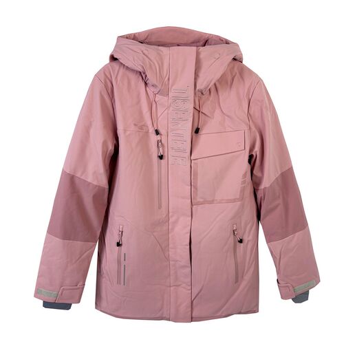 TISENTELE女中长滑雪衣冬季夹棉防风防水单板双板冲锋衣服553022