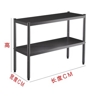 厨房置物架落地收纳架两层微波炉烤箱架家K用储物三层多层收纳架