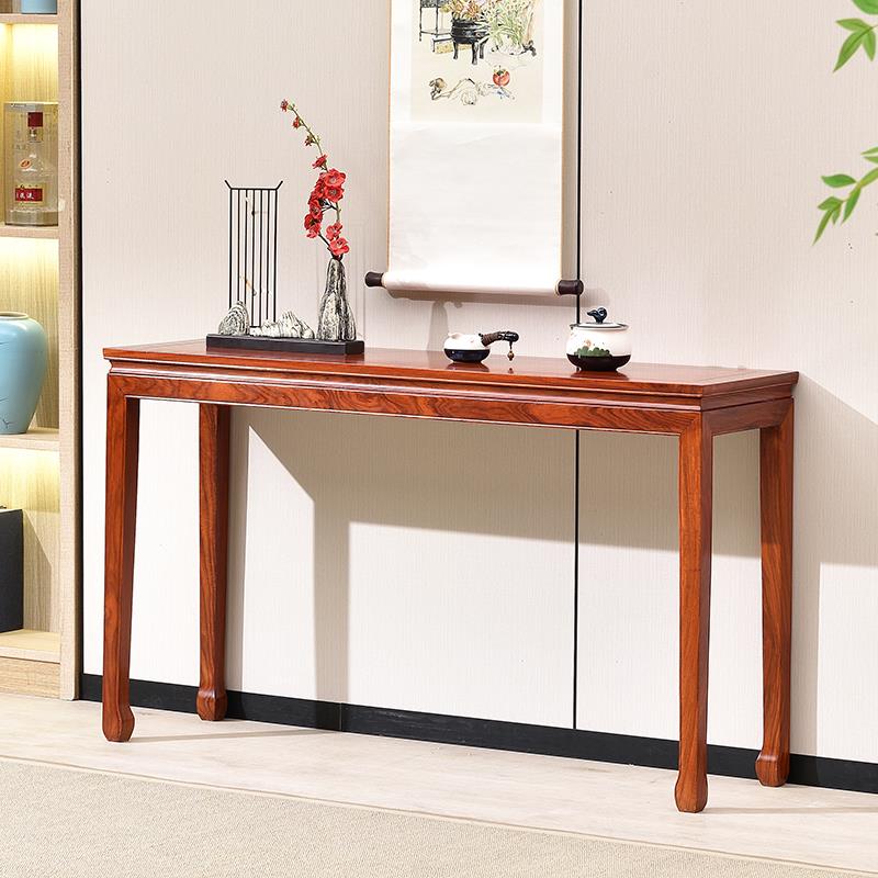 红木平头条案花梨木条几桌案实木神台刺猬紫檀玄关桌中式佛台