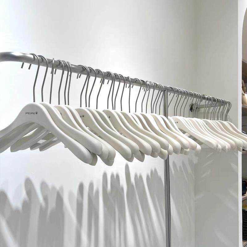 服装店衣架定制logo实木女装店衣挂衣服撑子木质衣撑防滑无痕裤架