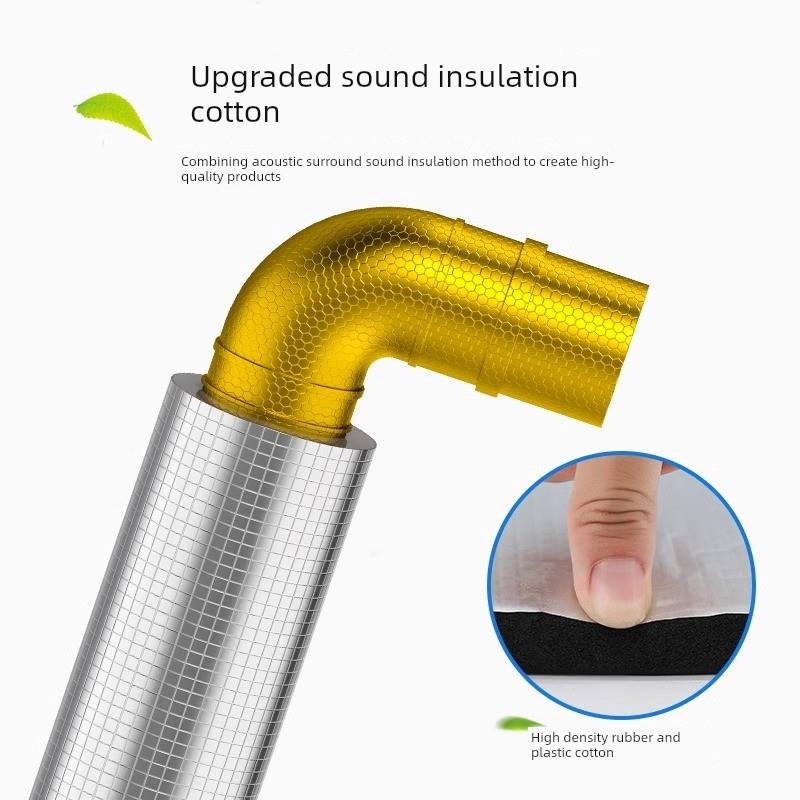 下水管道隔音棉袋浴室排水管减震片管材不干胶减振板消声隔音