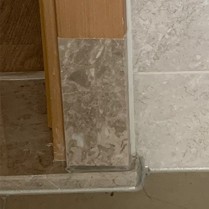 木门防潮基座石材底座定制石墩A浴室卫生间防水大理石柱门套垫