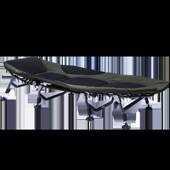 折叠椅子床 便携轻便单人午休折叠床家用成人野营钓鱼高脚离地床