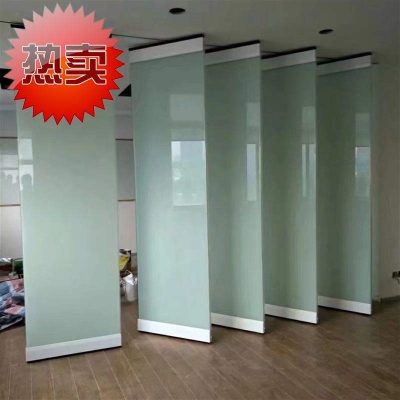 现货速发酒店移动隔断墙宴会厅饭店屏风高i隔断隔U音折叠移门隔断
