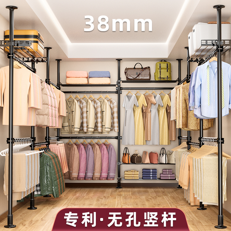 专利无孔竖杆 加粗38mm直径 加宽48cm托盘