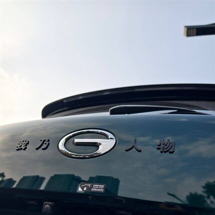 我乃传祺人物传祺GS348M68S7E89汽车贴原车材质3D立体创意车标贴