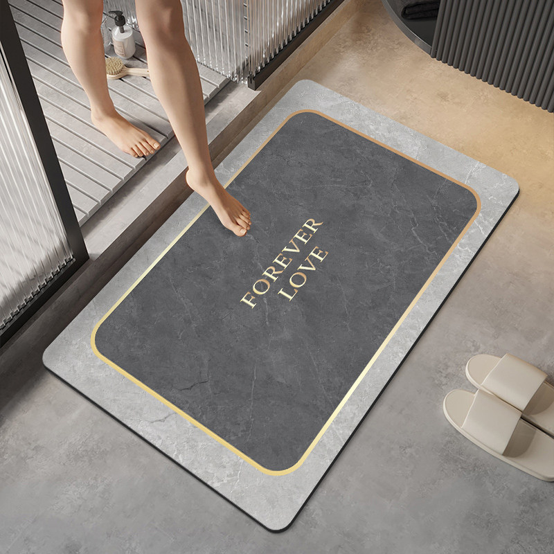 硅藻泥吸水地垫软垫浴室卫生间门口脚垫防滑洗手间厕所小地毯家用,居家布艺,入户地垫,淘宝优惠券,粉丝福利购,淘宝优惠卷