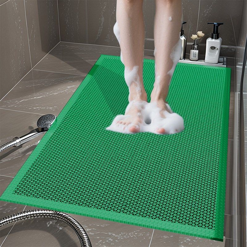 贞爱地垫浴室洗澡淋浴脚垫夏季冲凉镂空网格沥水防滑防水塑料地毯,居家布艺,家用脚垫,淘宝优惠券,粉丝福利购,淘宝优惠卷