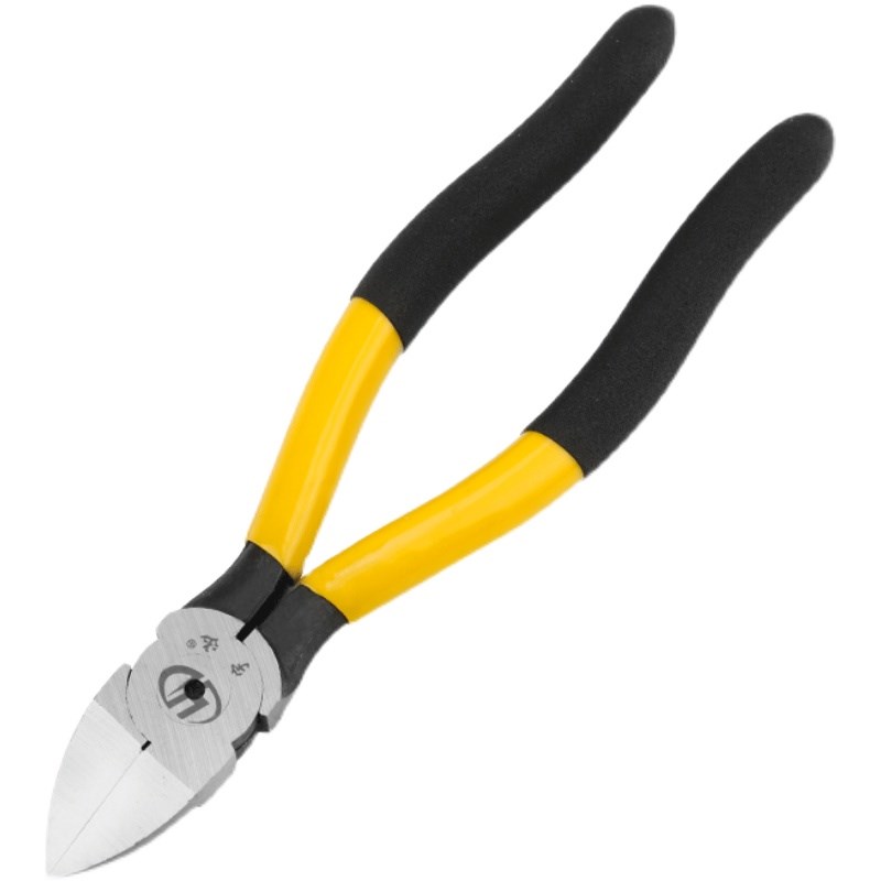 水口钳斜口钳6寸8寸盆景工x具专用钳偏口钳子高达模型剪线电工钳