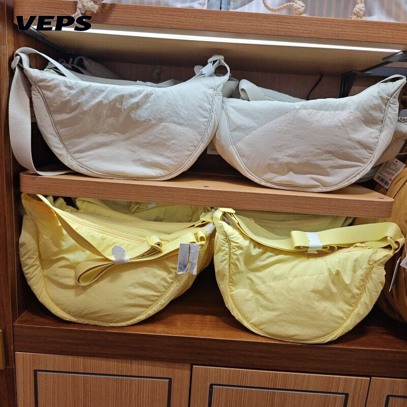 VEPS氧气西瓜包月牙包饺子包斜挎包大小号尼龙包休闲通勤单肩包包