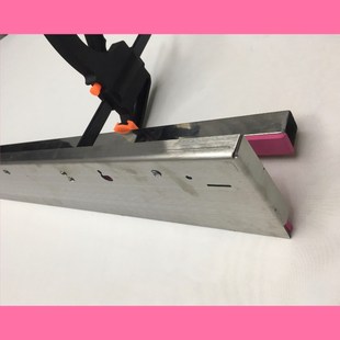 拉丝不锈钢窗帘定高神器 新款 升级高配布料整理夹具叠布工具