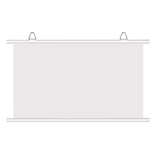 黑晶灰晶抗光投影幕布金属壁挂白天直投家用高清免打孔投影布幕布