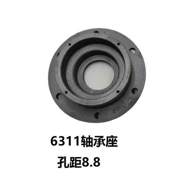 西安亚澳 亚奥旋耕机   轴承座 6310座 631O1轴承盒 防草圈 外盖