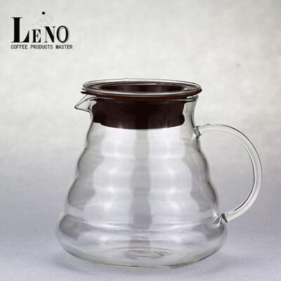 LENO手冲咖啡壶云朵壶欧式耐热厚玻璃滴漏分享壶家用配套器600ml