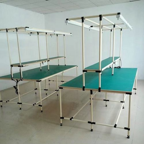 飞机台生产线防静电工作台带灯自动化生产线传送带输送机