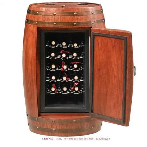 橡木桶酒柜 桶型恒温酒柜 半导体制冷酒桶型展示柜红酒柜冷藏酒柜