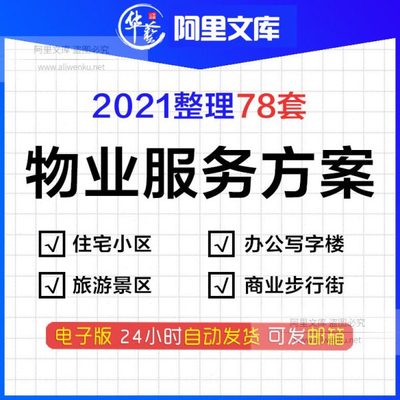 物业公司住宅小区办公楼写字楼产业园区物业管理服务实施方案模板