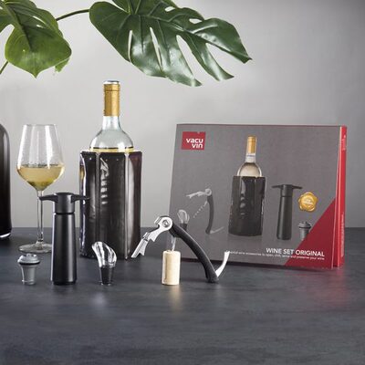 Vacu vin酒具套装 荷兰进口冰袋开器塞真空抽葡萄酒具大套装