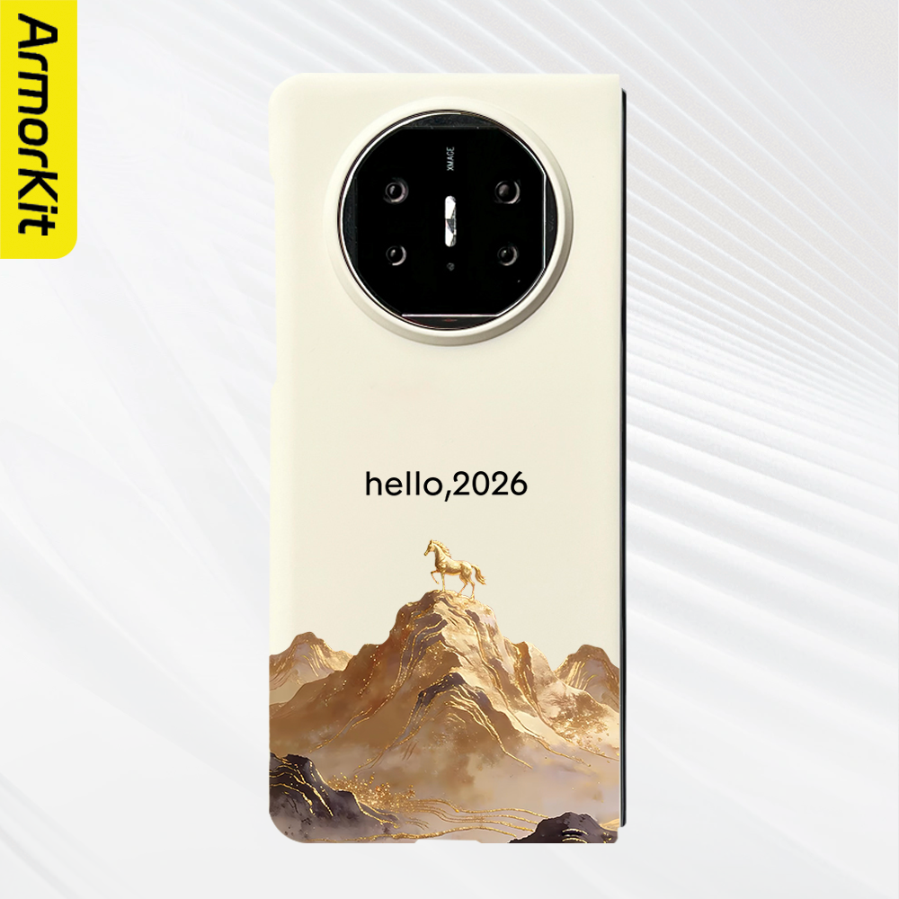 适用华为MateX5典藏版折叠手机壳X6轻薄保护套大孔金马迎春HuaweiX6防摔磁吸硬壳MateX3荣耀MagicV3磨砂后壳
