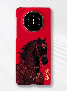 适用华为MateX5典藏版折叠手机壳X6轻薄保护套大孔国潮黑马HuaweiX6防摔磁吸硬壳MateX3荣耀MagicV3磨砂后壳