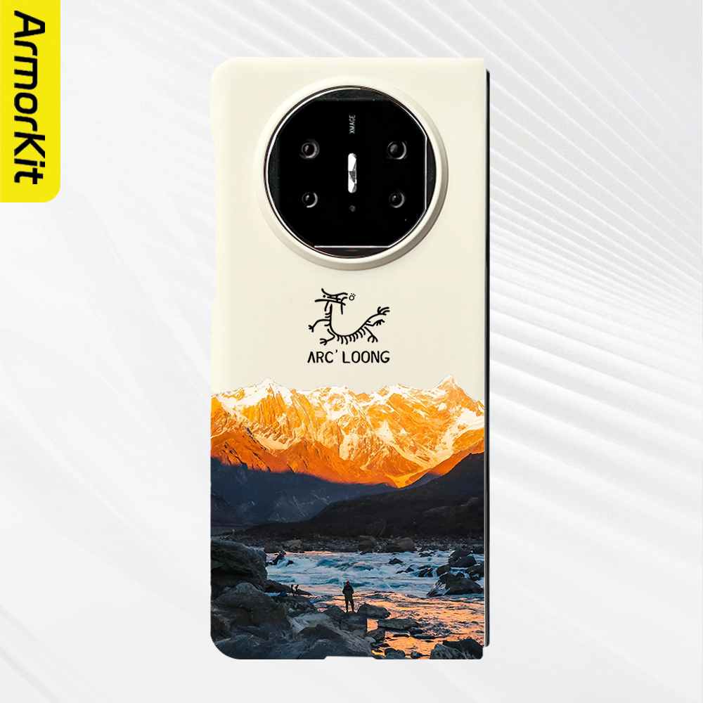 日落金山适用华为MateX5典藏版折叠手机壳X6轻薄保护套镜头大孔Huawei三折叠MateXT防摔高级感硬壳MateX3后壳