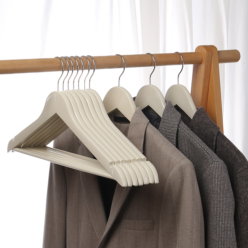 实木衣架高颜值无痕木质家用收纳晾衣挂酒店服装店高档展示衣撑子