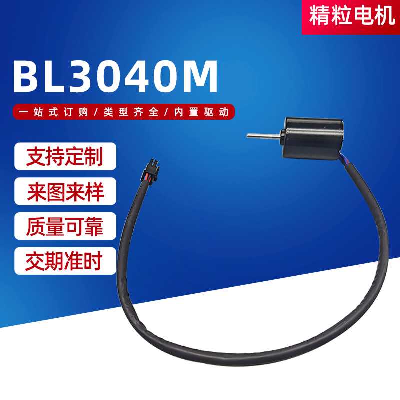 内置驱动电机马达3040M小无刷马达 12V无刷隔膜泵无刷电机定制