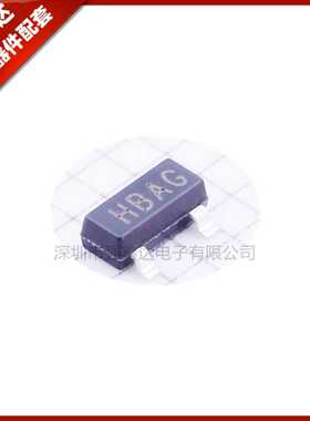 2SA1015M-GR 丝印 HBAG SOT23 2SA1015 A1015 50V  三极管 原装