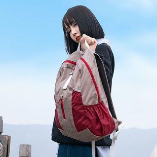 超轻折叠皮肤 轻便户外女士外出旅游背包登山旅行双肩包20L24新款