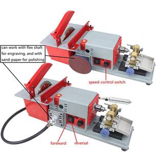 打孔切割一体机打孔机打磨机玉石切打孔打磨机雕刻机佛珠抛光机