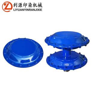 升降气缸下顶式 蓝色单层双层气缸膜片式 轧车轧布机械配件气缸厂家