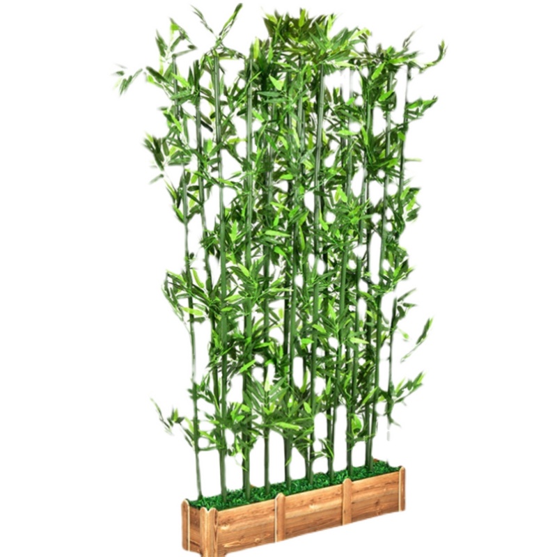 仿真竹子室内装饰假竹子隔断屏风挡墙造景室外装饰竹盆栽加密绿植