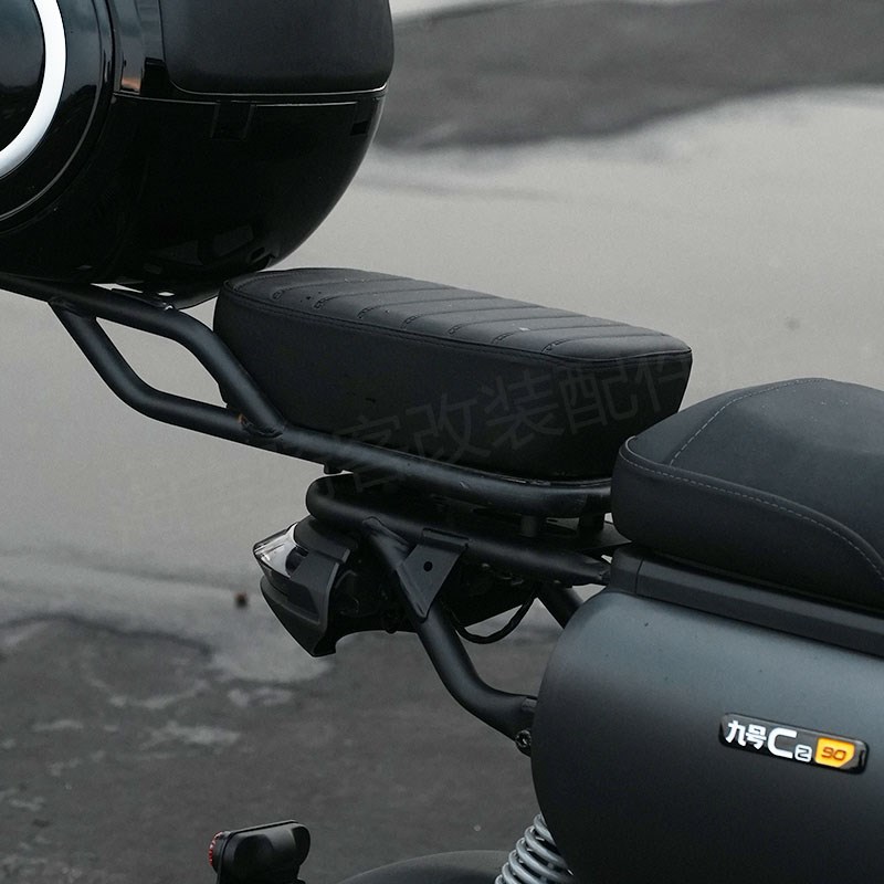 适配九/号电动车Cz90延长货架置物尾箱架储物后备箱厚坐垫改装件